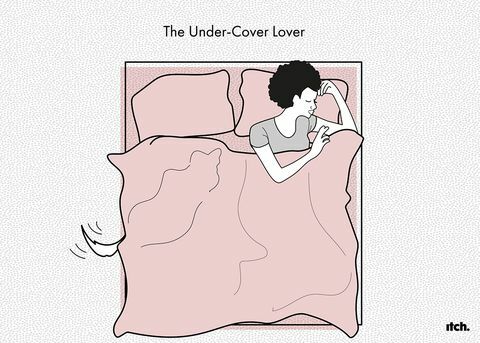 Домашен любимец под прикритие илюстрация ново проучване на позиции за спане на домашни любимци 