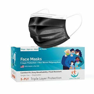 3-слоеви маски за еднократна употреба (50 опаковки)
