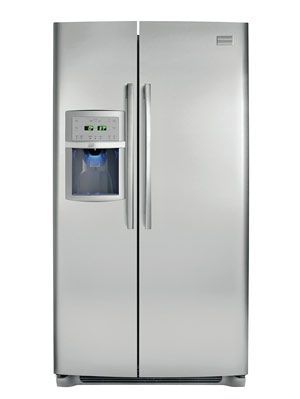 frigidaire професионален един до друг хладилник модел fpus2698lf
