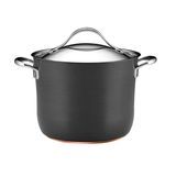 Nouvelle Copper незалепващо Покритият 8-Quart STOCKPOT